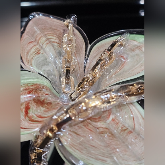 Eddie Borgo Supra Link Necklace And Matching Drop Earrings NWT MSRP $675 - Picture 4 of 10